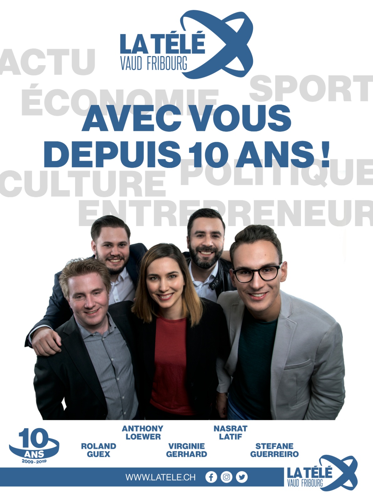 2019 06 26 LA TELE 10ANS Equipe VD PME 210x282mm HR