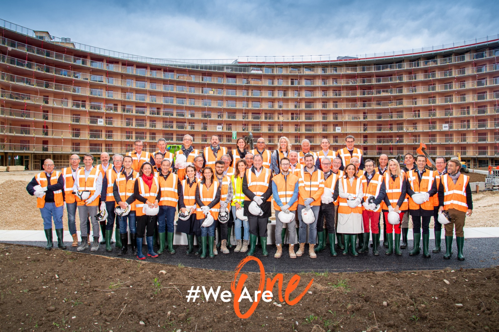 Photo groupe chantier
