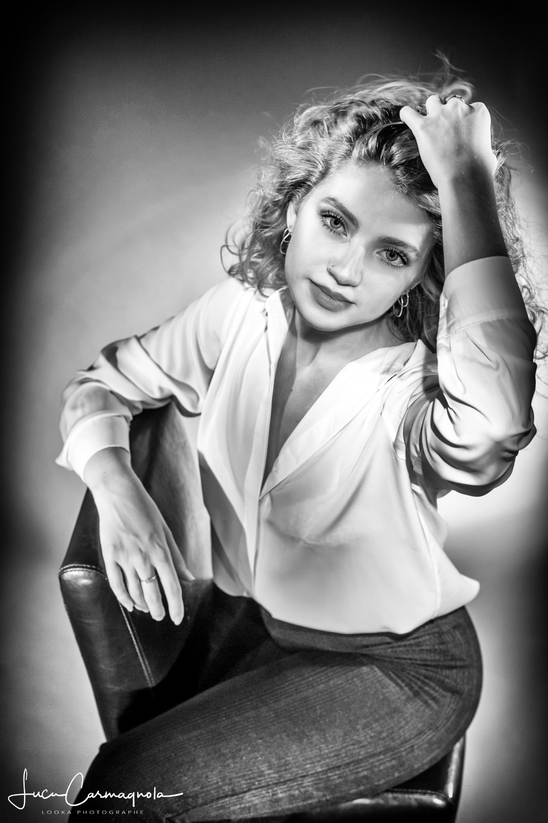 Portrait NB noir blanc Lookart 05