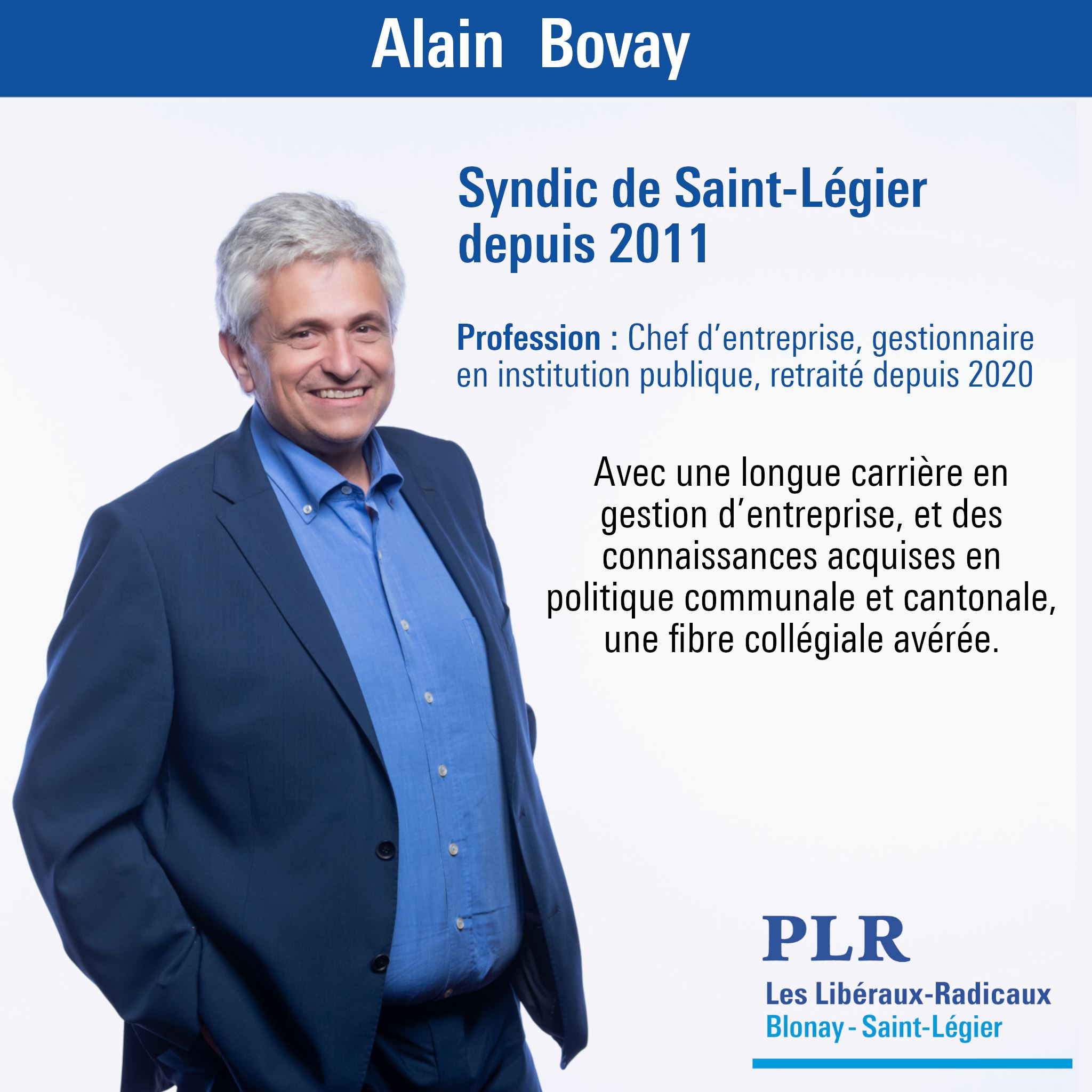 PLR Alain Bovay